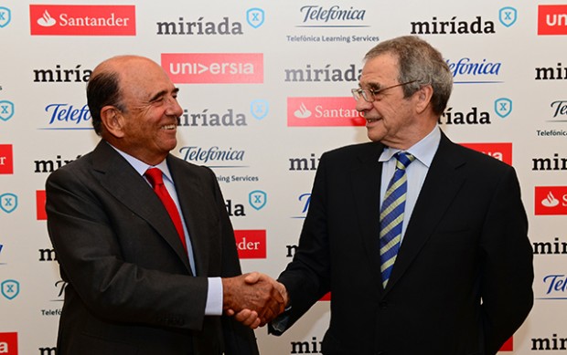 Telefónica y Banco Santander lanzan MiríadaX, la mayor plataforma online de educación en español y portugués