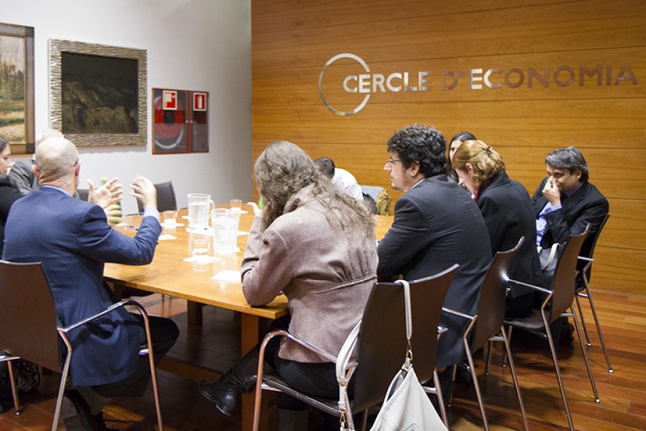 La actualidad española, eje de la visita al Círculo de Economía de Barcelona