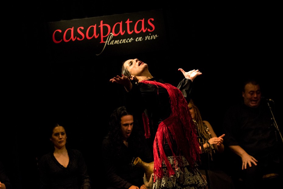 Cena y espectáculo de flamenco en Casa Patas