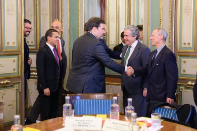 Reunión con el presidente de la Cámara de Diputados de Brasil