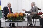 José Manuel García-Margallo con el vicepresidente brasileño Michel Temer