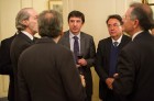 Imagen de la recepción en la Embajada de Brasil en España